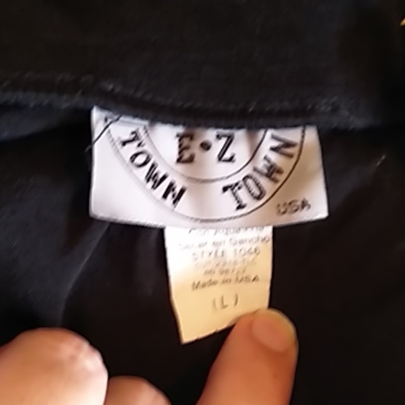 EZ Town black floral maxi L - Picture 6 of 7